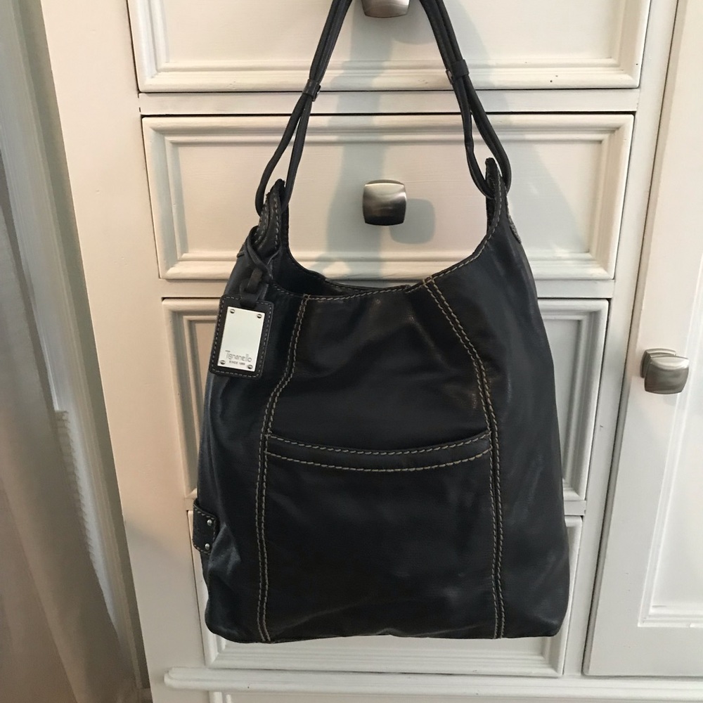 Tignanello - black leather purse